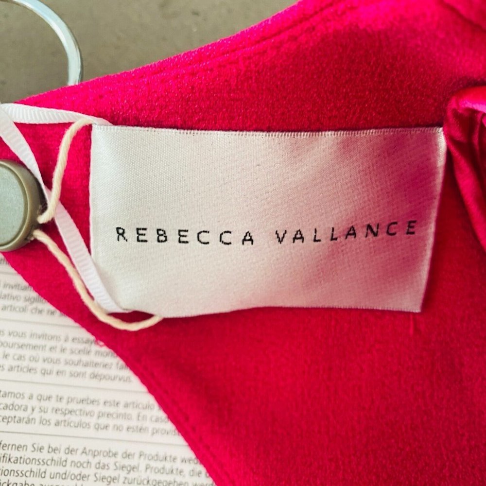 Rebecca Vallance BNWT Delilah Crepe Magenta Gown Women's Size 10 Dress RRP $795 - Picture 3 of 5